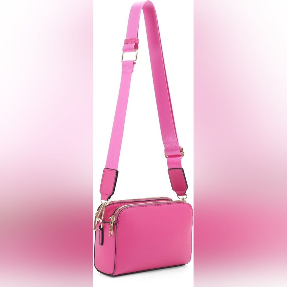 Pink Adjustable Suspenders for Stylish Outfits